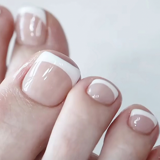French Tip - Feet Nails