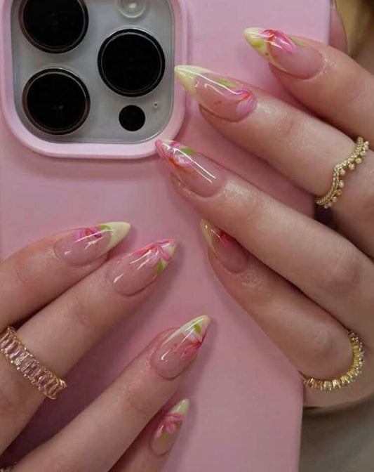 Floral Yellow Tips