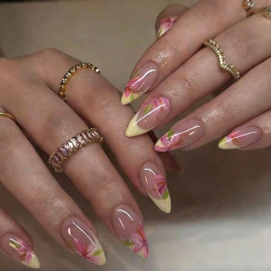 Floral Yellow Tips