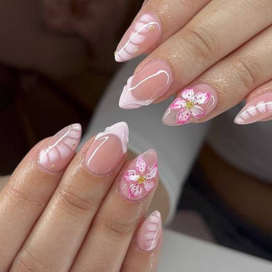 French Tips Floral